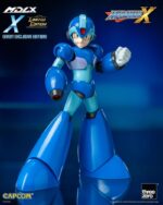 MEGA MAN FIGURA MDLX ROCKMAN X / MEGA MAN X EXCLUSIVE. De la serie de videojuegos Mega Man X (también conocida como Rockman X), threezero se enorgullece de presentar la figura coleccionable MDLX X. Con una altura aproximada de 12,1 cm, la figura coleccionable «Rockman X / Mega Man X» MDLX X está totalmente articulada con aproximadamente 34 puntos de articulación. Cuenta con una estructura que combina metal y piezas de plástico técnico, lo que mejora la rigidez de las articulaciones y proporciona una sensación satisfactoria y robusta al posar y articular la figura, a pesar de su tamaño compacto. «Rockman X / Mega Man X» MDLX X incluye dos placas faciales intercambiables, que ofrecen la opción de cambiar entre expresiones estándar y de enfado. También viene con una pieza del icónico antebrazo X-Buster, intercambiable con el antebrazo izquierdo o derecho, y una pieza de efecto Charge Shot para acoplar a la punta del X-Buster. Las manos intercambiables incluyen un par de manos abiertas y un par de puños, lo que permite a los usuarios recrear una gran variedad de poses dinámicas. Además, cada uno de los pies de MDLX X lleva incorporado un imán que le permite adherirse a superficies metálicas y aumentar su capacidad de juego.