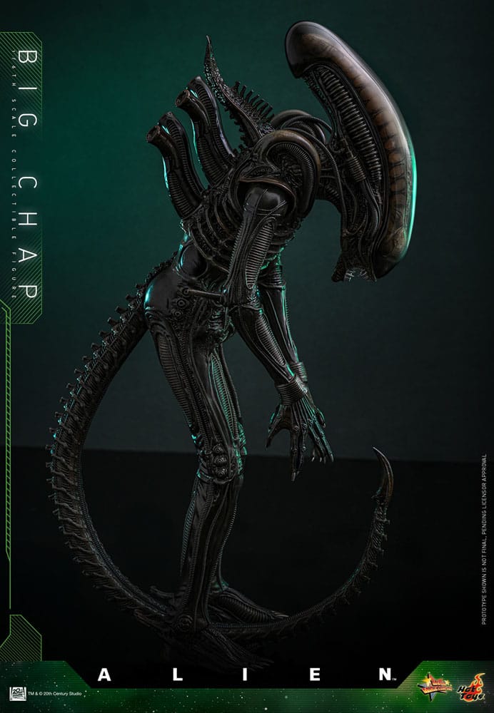 Big chap alien movie masterpiece hot toys 1/6. La saga cinematográfica alien se ha convertido en un pilar fundamental del género de ciencia ficción, con la clásica película alien de 1979 a la cabeza. «big chap» es el popular apodo del dron xenomorfo en esta icónica película. Creada por el visionario h. R. Giger, esta escalofriante criatura captura la esencia del miedo con su aspecto elegante y biomecánico y su cabeza larga y amenazante. Como auténtico símbolo del terror primitivo, big chap ha cautivado al público durante décadas, consolidando su lugar en la historia del terror de ciencia ficción. Hoy, hot toys se complace en presentar la figura coleccionable big chap de alien a escala 1/6, que da vida a este clásico personaje con un mayor nivel de detalle y realismo.