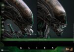 BIG CHAP ALIEN MOVIE MASTERPIECE HOT TOYS 1/6. La saga cinematográfica Alien se ha convertido en un pilar fundamental del género de ciencia ficción, con la clásica película Alien de 1979 a la cabeza. «Big Chap» es el popular apodo del dron Xenomorfo en esta icónica película. Creada por el visionario H.R. Giger, esta escalofriante criatura captura la esencia del miedo con su aspecto elegante y biomecánico y su cabeza larga y amenazante. Como auténtico símbolo del terror primitivo, Big Chap ha cautivado al público durante décadas, consolidando su lugar en la historia del terror de ciencia ficción. Hoy, Hot Toys se complace en presentar la figura coleccionable Big Chap de Alien a escala 1/6, que da vida a este clásico personaje con un mayor nivel de detalle y realismo.