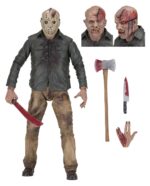 JASON FRIDAY THE 13TH: THE FINAL CHAPTER 1/4. Figura articulada en escala 1/4 de la película ´Viernes 13 Parte IV: Capítulo Final´, tamaño aprox. 46 cm. ¡Regresa a la línea de figuras de acción a escala 1/4 de NECA! Esta enorme figura de 45 cm está basada en su aparición en Viernes 13, Parte 4: El Capítulo Final y presenta numerosos detalles espeluznantes. ¡Incluso puedes recrear su herida (no del todo) mortal al clavarle el machete en la cabeza! La figura tiene más de 25 puntos de articulación e incluye accesorios: máscara extraíble, dos cabezas intercambiables, manos intercambiables, cuchillo, machete y hacha.