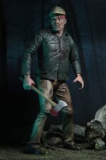 JASON FRIDAY THE 13TH: THE FINAL CHAPTER 1/4. Figura articulada en escala 1/4 de la película ´Viernes 13 Parte IV: Capítulo Final´, tamaño aprox. 46 cm. ¡Regresa a la línea de figuras de acción a escala 1/4 de NECA! Esta enorme figura de 45 cm está basada en su aparición en Viernes 13, Parte 4: El Capítulo Final y presenta numerosos detalles espeluznantes. ¡Incluso puedes recrear su herida (no del todo) mortal al clavarle el machete en la cabeza! La figura tiene más de 25 puntos de articulación e incluye accesorios: máscara extraíble, dos cabezas intercambiables, manos intercambiables, cuchillo, machete y hacha.