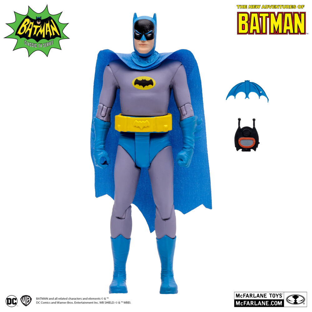 Batman (the new adventures of batman). Bruce wayne, un multimillonario playboy durante el día, disfruta de una doble vida que le proporciona la comodidad de no tener preocupaciones económicas, un mayordomo leal convertido en guardián y la base de operaciones perfecta en la antigua red de cuevas situada bajo la extensa finca de su familia. Sin embargo, por la noche, se despoja de toda apariencia, se pone su icónica capa festoneada y su capucha puntiaguda y se adentra en las sombrías calles, cielos y tejados de gotham city.