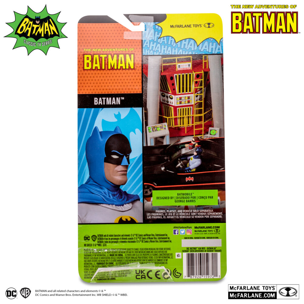 Batman (the new adventures of batman). Bruce wayne, un multimillonario playboy durante el día, disfruta de una doble vida que le proporciona la comodidad de no tener preocupaciones económicas, un mayordomo leal convertido en guardián y la base de operaciones perfecta en la antigua red de cuevas situada bajo la extensa finca de su familia. Sin embargo, por la noche, se despoja de toda apariencia, se pone su icónica capa festoneada y su capucha puntiaguda y se adentra en las sombrías calles, cielos y tejados de gotham city.