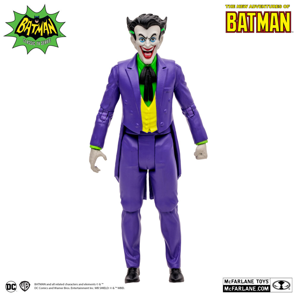 The joker (the new adventures of batman). Ningún nombre infunde tanto terror en los corazones de los ciudadanos de gotham city como el del joker. En una ciudad plagada de criminales descomunales, este villano siempre sonriente destaca por encima de todos. Un psicópata total sin ningún tipo de moral, el joker, cuyo nombre real e identidad siguen siendo un completo misterio, se caracteriza por su piel blanca como la tiza, su pelo verde y una sonrisa permanente que se extiende por todo su rostro. Pero no hay nada divertido en este payaso en particular, que solo encuentra humor en el sufrimiento de los demás.