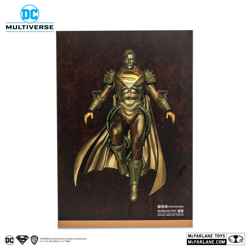 Superboy prime dc multiverse (patina) (gold label). Superboy-prime, una versión alternativa de superman, proviene de una tierra en la que los superhéroes y supervillanos de dc eran personajes de ficción... Hasta el día en que sus poderes se activaron y se convirtió en el único superhumano de su mundo. Pero después de que su planeta fuera destruido en la crisis en las tierras infinitas, se volvió loco con el tiempo y finalmente se enfrentó a los superhéroes del universo principal de dc en el evento crisis infinita. Finalmente, superboy-prime fue derrotado y encarcelado en el muro de la fuente, la barrera que rodea el universo, pero se liberó cuando este fue destruido años más tarde. Sin embargo, cuando otra crisis amenazó toda la realidad, superboy-prime volvió a demostrar que era un héroe y ayudó a salvar el multiverso dc.