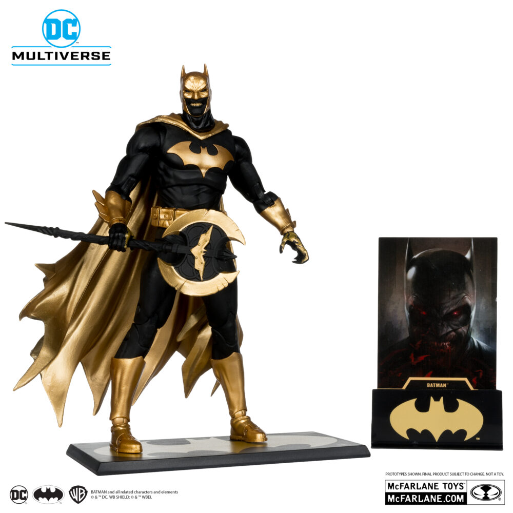 Batman (dc vs vampires) knightmare edition (gold label) dc multiverse. De niño, bruce wayne presenció el brutal asesinato de sus padres en el callejón del crimen de gotham city. Traumatizado por su muerte, dedicó su vida a convertirse en el arma más poderosa del mundo contra el crimen: ¡batman! Es un maestro detective y un experto en artes marciales, pero su arma más poderosa es su mente. Batman tiene un plan para cada ocasión, así como armas, artilugios y vehículos de alta tecnología que le ayudan en su implacable búsqueda de la justicia.