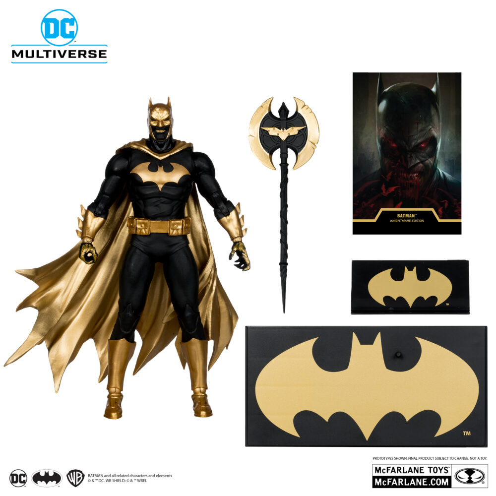 Batman (dc vs vampires) knightmare edition (gold label) dc multiverse. De niño, bruce wayne presenció el brutal asesinato de sus padres en el callejón del crimen de gotham city. Traumatizado por su muerte, dedicó su vida a convertirse en el arma más poderosa del mundo contra el crimen: ¡batman! Es un maestro detective y un experto en artes marciales, pero su arma más poderosa es su mente. Batman tiene un plan para cada ocasión, así como armas, artilugios y vehículos de alta tecnología que le ayudan en su implacable búsqueda de la justicia.