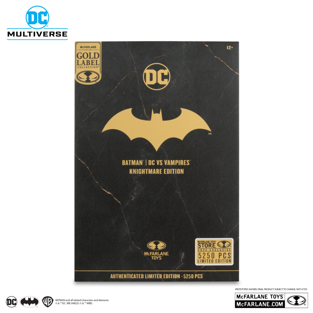 Batman (dc vs vampires) knightmare edition (gold label) dc multiverse. De niño, bruce wayne presenció el brutal asesinato de sus padres en el callejón del crimen de gotham city. Traumatizado por su muerte, dedicó su vida a convertirse en el arma más poderosa del mundo contra el crimen: ¡batman! Es un maestro detective y un experto en artes marciales, pero su arma más poderosa es su mente. Batman tiene un plan para cada ocasión, así como armas, artilugios y vehículos de alta tecnología que le ayudan en su implacable búsqueda de la justicia.