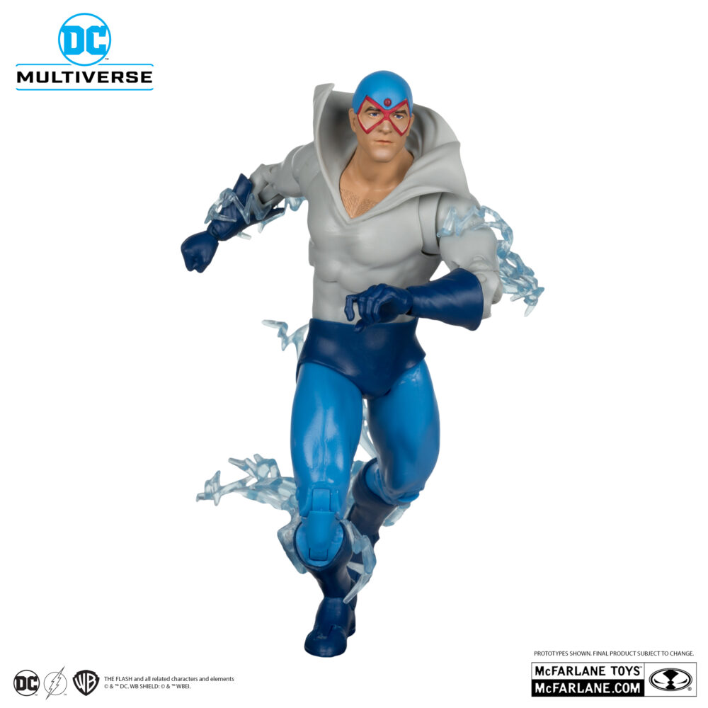Max mercury the flash gold label dc multiverse.  max mercury se impregnó del poder de la fuerza de la velocidad como miembro de la caballería de los estados unidos en el siglo xix. Un chamán moribundo encantó a max, otorgándole una velocidad ilimitada y la capacidad de cambiar sus moléculas y atravesar objetos sólidos. Conocido a lo largo de los años como quicksilver, windrunner, whip whirlwind y el zen master of speed, max intentó desentrañar los misterios de la fuerza de la velocidad en numerosas ocasiones. Cada vez que lo intentaba, se encontraba saltando hacia adelante en el tiempo, hasta llegar al siglo xxi.