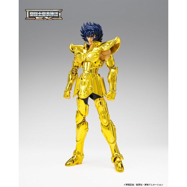 Figura de acción articulada de 16 cm del pesonaje leo ikki inheritor of the gold cloth saint seiya ex de tamashii nations