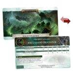 WARSCROLL CARDS: NIGHTHAUNT (INGLÉS) WARHAMMER AGE OF SIGMAR. Solo en inglés. The Nighthaunt are cursed spirits, reshaped by Nagash's malice into a plague upon the living. Dwelling in lands wherever the touch of death lies heavy, these unquiet gheists exist only to torment mankind and spread fear across the realms. Billowing forth in shrieking hordes and clutching grave-iron blades, they reap the souls of the living with frenzied abandon. This set of 42 cards will help you keep track of your Nighthaunt armies in games of Warhammer Age of Sigmar. There are individual warscroll cards for each unit, manifestation, and faction terrain piece – detailing their profiles, wargear, options, and special abilities. They are an ideal way to easily check key information in the heat of battle. You'll also find two sets of special warscroll cards for use in Spearhead games.