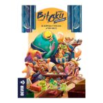 BITOKU RESUTORAN. ¡Comensales, bienvenidos! En este humilde restaurante se cocinan los más deliciosos manjares y los espíritus se reúnen para contar sus historias mientras beben sake y juegan a los dados. Os hemos preparado un menú degustación con el que vais a poder disfrutar de los mejores sabores del bosque ancestral.  Obra de Germán P. Millán (autor de Kingdom Defenders y Sabika) e ilustrado por Edu Valls, la expansión Bitoku Resutoran se compone de tres menús diferentes (o módulos) que podéis añadir al juego base. Podéis añadir uno, dos o incluso los tres módulos (si ya domináis el juego básico), siempre en la combinación que prefiráis.