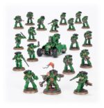 COMBAT PATROL: BLACK TEMPLARS WARHAMMER 40000. Adrax Agatone, Capitán de la 3.ª Compañía de los Salamandras, es una fuerza de destrucción concentrada y letal que golpea con fuerza y precisión en combate sin mostrar señales de agotamiento. Lidera a sus hermanos en la batalla empuñando un imponente martillo de trueno. Tras él marchan los Intercesores de Asalto, listos para lanzarse al combate cuerpo a cuerpo a su lado. Un núcleo de Marines Infernus está preparado para calcinar a sus enemigos, reclamando y manteniendo objetivos para completar la misión. Los Erradicadores y un Quad Invader apoyan al ejército con armamento pesado, conformando una fuerza de choque equilibrada. Si deseas purificar la galaxia con las llamas de Nocturne, esta caja es la forma ideal de comenzar una nueva colección de Salamandras (o ampliar un ejército ya existente) y ahorrar dinero en comparación con la compra de los kits por separado. La fuerza está liderada por Adrax Agatone, quien se lanza al fragor del combate acompañado por una escuadra de Intercesores de Asalto. Una unidad de Marines Infernus arrasa con fuego a los enemigos, barriendo objetivos vitales y defendiéndolos hasta completar la misión. Tres Erradicadores proporciona apoyo con sus poderosas armas de fusión, mientras que un Quad Invader avanza rápidamente manteniéndose al ritmo de las líneas del frente o actuando como hostigador y apoyo reactivo. Estas 20 miniaturas de plástico representan una fuerza completa para usar en partidas tácticas y ajustadas de Patrulla de Warhammer 40,000. Las reglas de esta Patrulla están disponibles como descarga gratuita en el sitio web de Warhammer Community.