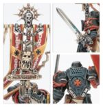 CRUSADE ANCIENT WARHAMMER 40000. Los Ancianos Cruzados, encargados de portar los iconos y estandartes sagrados en la batalla, son condecorados guerreros veteranos con una resolución y determinación excepcionales. Exhiben los tapices que representan las victorias de la cruzada y la gloria del Dios Emperador, e inspiran a sus camaradas a esgrimir su odio como arma contra los enemigos del Imperium. Con este kit multicomponente de plástico puedes montar un Anciano Cruzado, un guerrero veterano encargado de portar el estandarte de batalla de tu ejército de Templarios Negros de Warhammer 40,000. El Anciano Cruzado es un experto en combate que inspira a sus hermanos a luchar con redoblada determinación mientras destroza a sus enemigos con poderosos golpes de su espada de energía artesanal. Puedes elegir entre dos iconos decorativos: uno con un cráneo orko, inspirado en la Cruzada de Armageddon, y otro con un escudo en blanco para que pintes tu propia heráldica. El kit contiene 16 piezas de plástico y 1 peana redonda Citadel de 40 mm. La miniatura se proporciona sin montar ni pintar. Recomendamos usar pegamento para plástico Citadel y pinturas Citadel Colour. Las miniaturas se proporcionan sin montar ni pintar. Recomendamos usar pegamento para plástico Citadel y pinturas Citadel Colour.