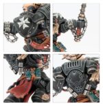EXECRATOR BLACK TEMPLARS WARHAMMER 40000 . Los Execradores son ejemplos vivos de los juramentos de sus hermanos de batalla, feroces sacerdotes guerreros que lideran a los Templarios Negros en masacres letales. Enseñan que la guerra es la capilla más digna para los guerreros, y con cada golpe de su crozius arcanum espetan diatribas y sermones. Con este kit multicomponente de plástico puedes montar un Execrador, un ferviente líder para tus ejércitos de Templarios Negros de Warhammer 40,000. Este temible guerrero empuña un crozius arcanum en una mano, con dos cabezas de maza a elegir, y puedes equiparlo con una Pistola bólter absolvor, piropistola, arma de energía artesanal o reliquia sagrada en la otra. Además, trae dos cabezas, una con casco en forma de cráneo y otra descubierta, y dos iconos para la mochila, para que personalices fácilmente a tu implacable guerrero. El kit contiene 28 piezas de plástico y 1 peana redonda Citadel de 40 mm. La miniatura se proporciona sin montar ni pintar. Recomendamos usar pegamento para plástico Citadel y pinturas Citadel Colour.