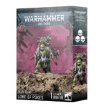 LORD OF POXES: DEATH GUARD WARHAMMER 40000. El Señor de las Viruelas avanza pesadamente entre una nube densa de humo tóxico y esporas. Esos vapores nocivos que brotan de la turbina miasmática que carga a hombros pueden enmascarar el avance de los guerreros de la Guardia de la Muerte, y también tumbar a los enemigos con la garganta abotargada o los pulmones derretidos. Con este kit multicomponente de plástico puedes montar un Señor de las Viruelas, un líder envuelto en niebla para tus ejércitos de la Guardia de la Muerte de Warhammer 40,000. Este imponente guerrero es un general ideal, que dispara su pistola de plasma antes de lanzarse al combate con un pesado gran filo de plaga, ambas armas excelentes para acabar con los odiados Marines Espaciales. El Señor de las Viruelas es perfecto para abrirse paso entre los combates más intensos, liderando el avance de tus Marines de Plaga.