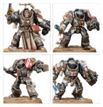 GREY KNIGHTS BATTLE FORCE: SACRED CONCLAVE WARHAMMER 40000. Los Grandes Maestres de los Caballeros Grises marchan con sus Servoterrores Némesis a la guerra a grandes zancadas, mientras los siniestros guerreros a su cargo enfilan sus armas esotéricas y desatan tormentas psíquicas de destrucción. Cada guerrero es un poderoso psíquico y un guerrero superlativo por derecho propio. Y unidos son prácticamente imparables. Esta caja contiene las piezas necesarias para montar una poderosa fuerza de Caballeros Grises de Warhammer 40,000. Liderados por un Gran Maestre en Servoterror Némesis, están listos para enfrentarse a algunos de los enemigos más duros de la galaxia. Tras ellos caminan resistentes y experimentados Exterminadores con armaduras personalizadas, y hermanos de batalla con servoarmadura prestos a unir sus mentes bajo el propósito de purificar la corrupción daemónica.