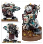 ARKANYST EVALUATOR: LEAGUES OF VOTANN WARHAMMER 40000. Ataviados con corazas que los protegen de las peores emisiones de sus armas, los Evaluadores Arkanistas desatan mortíferas energías experimentales sobre el enemigo. Sus inversores de transmateria rompen el tejido celular o desencadenan transformaciones atómicas que proporcionan al Evaluador los datos de campo necesarios para perfeccionar su arma. Con este kit multicomponente de plástico puedes motnar un Evaluador Arkanista, un operador de campo del Gremio de Ciencias para tus ejércitos de las Ligas de los Votann de Warhammer 40,000. Estos científicos van a la guerra para probar sus armas experimentales, aportando una potencia de fuego considerable a tu fuerza. Están armados con inversores de transmateria, que pueden dispararse con diferentes configuraciones, según el objetivo. Esta miniatura viene con dos cabezas diferentes a elegir: una con casco y otra descubierta.