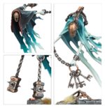 SPEARHEAD: NIGHTHAUNT – CURSED SHACKLEHORDE WARHAMMER AGE OF SIGMAR. Cuando las Noctánimas se congregan para ir a la guerra, lo hacen en torno a lugares de muerte. Al percibir a los vivos, descienden en masa a toda velocidad, invocando Hordas encadenadas alrededor de un Atormentado, impelido a capturar almas para arrastrarlas a los oscuros reinos del inframundo. Si tu objetivo es aumentar las filas de siervos de Nagash cosechando almas, esta caja es perfecta para empezar o ampliar una colección de Noctánimas de una forma más económica que comprando los kits por separado. La fuerza se congrega alrededor de un Atormentado protegido por dos Cadenaespectros. Los Espaderos Retornados y las Brujas Segadoras abruman al enemigo y toman objetivos clave, y dos veloces Filoterrores del Tormento montados acaban con las unidades debilitadas, toman objetivos desprotegidos y prestan apoyo allá donde haga falta. Estas miniaturas forman una Punta de lanza completa, lo que significa que puedes ponerte a jugar disputadas partidas tácticas y vengarte de los vivos nada más abrir la caja.