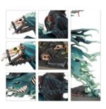 SPEARHEAD: NIGHTHAUNT – CURSED SHACKLEHORDE WARHAMMER AGE OF SIGMAR. Cuando las Noctánimas se congregan para ir a la guerra, lo hacen en torno a lugares de muerte. Al percibir a los vivos, descienden en masa a toda velocidad, invocando Hordas encadenadas alrededor de un Atormentado, impelido a capturar almas para arrastrarlas a los oscuros reinos del inframundo. Si tu objetivo es aumentar las filas de siervos de Nagash cosechando almas, esta caja es perfecta para empezar o ampliar una colección de Noctánimas de una forma más económica que comprando los kits por separado. La fuerza se congrega alrededor de un Atormentado protegido por dos Cadenaespectros. Los Espaderos Retornados y las Brujas Segadoras abruman al enemigo y toman objetivos clave, y dos veloces Filoterrores del Tormento montados acaban con las unidades debilitadas, toman objetivos desprotegidos y prestan apoyo allá donde haga falta. Estas miniaturas forman una Punta de lanza completa, lo que significa que puedes ponerte a jugar disputadas partidas tácticas y vengarte de los vivos nada más abrir la caja.