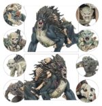 SPEARHEAD: FLESH-EATER COURTS – CHARNEL WATCH WARHAMMER AGE OF SIGMAR. La Guardia del Osario custodia las fronteras de los dominios de las Cortes Comecarne. Un Guardián Sangriento Abominable dirige el destacamento mientras Desolladores de la Cripta alados patrullan los cielos. Los Horrores de la Cripta se establecen en las fortalezas y las protegen frente a incursiones, y una banda de Fustigabestias Reales persigue a sus presas por los campos y las colinas de sus cotos de caza. Si deseas proteger los dominios de tu señor, esta caja es perfecta para empezar o ampliar una colección de Cortes Comecarne de una forma más económica que comprando los kits por separado. Dirigidos por un salvaje Guardián Sangriento Abominable y protegidos por Desolladores de la Cripta de élite, son una fuerza a tener muy en cuenta. Los Horrores de la Cripta se lanzan hacia delante para enfrentarse a las unidades más duras, y los Fustigabestias Reales controlan el campo de batalla y toman objetivos clave. Estas miniaturas forman una fuerza completa de Punta de lanza, lo que significa que podrás empezar a jugar disputadas partidas tácticas nada más abrir la caja.