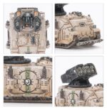 LEGIONS IMPERIALIS: WHIRLWIND AND SCORPIUS MISSILE TANK SQUADRONS WARHAMMER THE HORUS HERESY. El Scorpius es un modelo de vehículo blindado creado a instancias de la Legión de los Lobos Espaciales para brindar fuego de apoyo indirecto a los asaltos fenrisianos gracias a sus sistemas lanzamisiles avanzados. Perfecto para operaciones de alta intensidad, se aprobó su uso en todas las Legiones Astartes poco antes de que estallara la Herejía de Horus. Además del Scorpius, son frecuentes entre los arsenales de las Legiones Astartes otros vehículos de artillería móviles como el Whirlwind, dotado de un lanzamisiles múltiple de fuego indirecto que le permite arrojar fuego de saturación explosivo sobre zonas enteras del campo de batalla. Con este kit multicomponente de plástico puedes montar cuatro Whirlwinds y cuatro Scorpius Missile Tanks, artillería móvil para tus ejércitos de Legiones Astartes en partidas de Legions Imperialis. Ambos ofrecen fuego de apoyo indirecto: los Scorpius se centran en eliminar los vehículos, Knights y Titans enemigos mientras los Whirlwinds obligan a la infantería a abandonar su cobertura y salir a campo abierto. Hasta cuatro de los vehículos pueden equiparse con una pala excavadora opcional, para que puedas personalizar fácilmente tus tanques lanzamisiles.