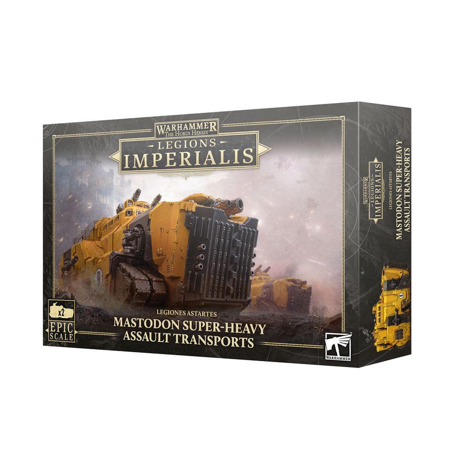 Legions imperialis: mastodon super-heavy assault transports warhammer the horus heresy. Elos cazacarros pesados cerberus están equipados con una batería de láseres de neutrones, una reliquia de la edad oscura de la tecnología. Incluso con todas las protecciones que integran, cada disparo inunda de radiación exótica el interior del vehículo. Pocas dotaciones logran sobrevivir más de unos cuantos años sin someterse a reconstrucciones augméticas integrales. Pese al altísimo precio que conlleva su uso, el láser de neutrones es una de las armas antitanque más efectivas de todo el arsenal de las legiones de marines espaciales. Con este kit multicomponente de plástico puedes montar cuatro cerberus heavy tank destroyers, prodigiosos vehículos antiblindaje para tus ejércitos de legiones astartes en partidas de legions imperialis. Estas armas brutales pero efectivas son ideales para destruir los knights y hasta los titans enemigos, por mucho blindaje que tengan. Cuando se despliegan en unidades grandes, pueden dar cuenta de prácticamente cualquier enemigo. El kit incluye opciones para equipar tus tanques con lascannons o heavy bolters de barquilla lateral, y las escotillas superiores pueden montarse cerradas, con un tank commander o con un artillero operando un heavy bolter o multi-melta montado en afuste exterior.