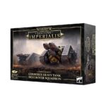 LEGIONS IMPERIALIS: CERBERUS HEAVY TANK DESTROYER SQUADRON WARHAMMER THE HORUS HERESY. ELos cazacarros pesados Cerberus están equipados con una batería de láseres de neutrones, una reliquia de la Edad Oscura de la Tecnología. Incluso con todas las protecciones que integran, cada disparo inunda de radiación exótica el interior del vehículo. Pocas dotaciones logran sobrevivir más de unos cuantos años sin someterse a reconstrucciones augméticas integrales. Pese al altísimo precio que conlleva su uso, el láser de neutrones es una de las armas antitanque más efectivas de todo el arsenal de las Legiones de Marines Espaciales. Con este kit multicomponente de plástico puedes montar cuatro Cerberus Heavy Tank Destroyers, prodigiosos vehículos antiblindaje para tus ejércitos de Legiones Astartes en partidas de Legions Imperialis. Estas armas brutales pero efectivas son ideales para destruir los Knights y hasta los Titans enemigos, por mucho blindaje que tengan. Cuando se despliegan en unidades grandes, pueden dar cuenta de prácticamente cualquier enemigo. El kit incluye opciones para equipar tus tanques con lascannons o heavy bolters de barquilla lateral, y las escotillas superiores pueden montarse cerradas, con un Tank Commander o con un artillero operando un heavy bolter o multi-melta montado en afuste exterior.