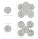 LEGIONS IMPERIALIS: ORDER TOKENS AND OBJECTIVE MARKERS WARHAMMER THE HORUS HERESY. La Herejía de Horus trajo consigo batallas colosales entre columnas enteras de blindados, ingentes ejércitos de infantería y enormes ingenios de guerra en todos los frentes. Los comandantes de tan épicos enfrentamientos despachaban órdenes a grandes grupos de unidades para que se reposicionaran, se atrincherasen para desplegar su potencia de fuego o se abalanzaran al combate. Con este conjunto de marcadores y fichas de plástico podrás llevar cómodamente un registro de las ordenes asignadas a tus unidades en partidas de Legions Imperialis. Trae fichas de First Fire, Advance, March, Charge y Fall Back con el icono de Legions Imperiales en el reverso, para ocultárselas a tu oponente. También incluye seis marcadores de objetivo con las etiquetas A, B, C, D, E y F. Están fabricados en relieve para que puedas usarlos tantos pintados como sin pintar. Concéntrate en la partida y no pierdas la cuenta de tus unidades clave con estas fichas.