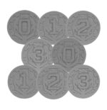 AGE OF DARKNESS MARKERS AND TOKENS THE HORUS HERESY. Durante la Herejía de Horus, los Marines Espaciales emplearon las terribles armas diseñadas para aniquilar a los enemigos de la humanidad contra sus antiguos aliados. Los campos de batalla se inundaron de energías aterradoras y hasta los guerreros más tenaces acabaron sucumbiendo a los horrores que estas desataron. Con este set de marcadores de plástico de doble cara podrás llevar fácilmente la cuenta de tus objetivos y el Tactical Status de tus unidades en partidas de Warhammer: The Horus Heresy. Encontrarás marcadores para los efectos Pinned, Suppressed, Stunned y Routed que afectan a tus unidades, con el símbolo en una cara y el modificador correspondiente en la otra. Están numerados de 0 a 3 y el set incluye dos marcadores para cada número. Están fabricados en relieve, para que puedas usarlos pintados o sin pintar. También encontrarás ocho marcadores de objetivo: tres de “1”, tres de “2” y dos de “3”. Concéntrate en la partida y deja que estos marcadores lleven la cuenta de todo lo que afecta a tus unidades clave.
