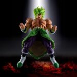SUPER SAIYAN BROLY FULL POWER DRAGON BALL SUPER SH FIGUARTS. Tamashii introduce a Super Saiyan Broly Full Power en la colección S.H.Figuarts, inspirado en su aparición en la película del 2018 "Dragon Ball Super: Broly". Con una altura aproximada de 22 cm, esta figura presenta un nuevo diseño y vestimenta, representando su transformación más poderosa. Incluye 2x placas faciales intercambiables y 2x pares de manos alternativas. Fabricada en PVC y ABS.  UNIDADES LIMITADAS.