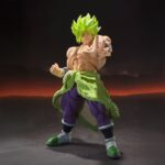 SUPER SAIYAN BROLY FULL POWER DRAGON BALL SUPER SH FIGUARTS. Tamashii introduce a Super Saiyan Broly Full Power en la colección S.H.Figuarts, inspirado en su aparición en la película del 2018 "Dragon Ball Super: Broly". Con una altura aproximada de 22 cm, esta figura presenta un nuevo diseño y vestimenta, representando su transformación más poderosa. Incluye 2x placas faciales intercambiables y 2x pares de manos alternativas. Fabricada en PVC y ABS.  UNIDADES LIMITADAS.