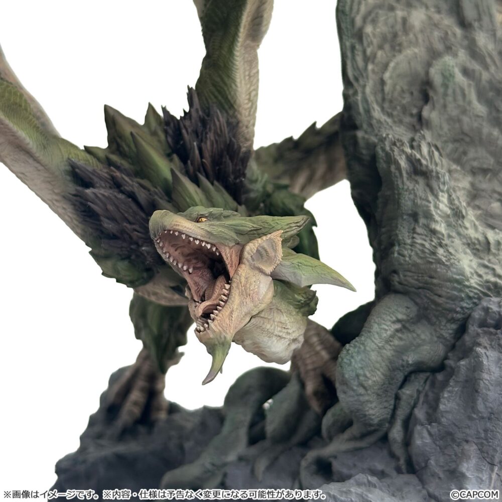 Rathian 2. 0 version figura monster hunter builder creator's model. Capcom añade a su colección builder creators's model la versión 2. 0 de la figura de rathian. La dragona de la raza wyvern que aparece en el videojuego "monster hunter" se muestra protegiendo su nido con una pose amenazante y dinámica. Está fabricado en pvc y abs, mide aproximadamente 24,5 x 24 x 18 cm incluyendo la base con forma de tronco y se presenta en caja con ventana. Ideal para exponer con rathalos 2. 0 version figura monster hunter builder creator's model (se venden por separado).
