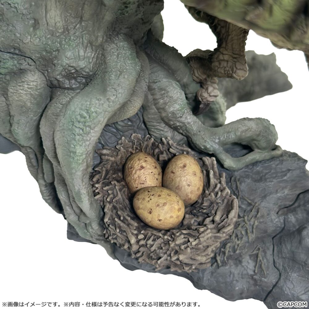 Rathian 2. 0 version figura monster hunter builder creator's model. Capcom añade a su colección builder creators's model la versión 2. 0 de la figura de rathian. La dragona de la raza wyvern que aparece en el videojuego "monster hunter" se muestra protegiendo su nido con una pose amenazante y dinámica. Está fabricado en pvc y abs, mide aproximadamente 24,5 x 24 x 18 cm incluyendo la base con forma de tronco y se presenta en caja con ventana. Ideal para exponer con rathalos 2. 0 version figura monster hunter builder creator's model (se venden por separado).