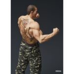 TAIGA SAEJIMA BATTLE STYLE YAKUZA: LIKE A DRAGON DIGSTA. Dig Co., Ltd. suma a su línea Digstar la figura de Taiga Saejima en posición de combate como aparece en el videojuego "Like a Dragon" de la saga "Yakuza". Representado con sus tatuajes de tigre y bambú con una expresión intensa, esta pieza captura la fuerza y presencia del personaje. Los detalles han sido logrados mediante modelado y pintado digital de alta precisión. Incluye una base circular con acabado metálico. Ideal para exponer con GORO MAJIMA BATTLE STYLE YAKUZA: LIKE A DRAGON DIGSTA (se venden por separado).