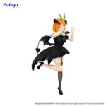 TNAKANO YOTSUBA THE QUINTESSENTIAL QUINTUPLETS BICUTE DARK. Furyu incorpora a su serie BiCute Dark la figura de Nakano Yotsuba, de la serie anime "The Quintessential Quintuplets". La figura tiene una altura de 25 cm y está fabricada en ATBC-PVC, ABS y fibras de poliéster. Destaca por su pose dinámica y su media de acabado en material textil, aportando mayor realismo.