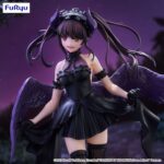 KURUMI TOKISAKI DATE A LIVE V BICUTE DARK. Furyu lanza a la colección BiCute Dark la figura de Kurumi Tokisaki, inspirada en el anime "Date A Live V". Esta figura mide 23 cm y está realizada en ATBC-PVC, ABS y fibras de poliéster, con detalles textiles en sus medias para dar los acabados realistas que caracterizan la línea y sus alas extendidas de forma elegante.