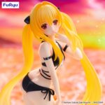 KONJIKI NO YAMI TO LOVE RU DARKNESS TRIO-TRY-IT. Furyu introduce a su colección Trio-Try-iT la figura de Konjiki no Yami, la asesina sin emociones del anime "To Love Ru Darkness". La figura mide 19 cm y está fabricada en ATBC-PVC y ABS. Su diseño resalta el estilo dinámico característico de la línea con una pose divertida y sugerente.