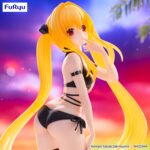 KONJIKI NO YAMI TO LOVE RU DARKNESS TRIO-TRY-IT. Furyu introduce a su colección Trio-Try-iT la figura de Konjiki no Yami, la asesina sin emociones del anime "To Love Ru Darkness". La figura mide 19 cm y está fabricada en ATBC-PVC y ABS. Su diseño resalta el estilo dinámico característico de la línea con una pose divertida y sugerente.