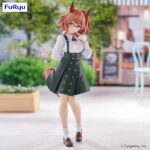 ASTON MACHAN UMAMUSUME PRETTY DERBY TRIO-TRY-IT. Furyu suma a su línea Trio-Try-iT la figura de Aston Machan, la tierna integrante de la franquicia "Umamusume: Pretty Derby". Esta recreación mide 20 cm y está fabricada en ATBC-PVC y ABS. Representa al personaje en pose tierna detallada con gran fidelidad al diseño original.