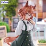 ASTON MACHAN UMAMUSUME PRETTY DERBY TRIO-TRY-IT. Furyu suma a su línea Trio-Try-iT la figura de Aston Machan, la tierna integrante de la franquicia "Umamusume: Pretty Derby". Esta recreación mide 20 cm y está fabricada en ATBC-PVC y ABS. Representa al personaje en pose tierna detallada con gran fidelidad al diseño original.