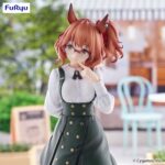 ASTON MACHAN UMAMUSUME PRETTY DERBY TRIO-TRY-IT. Furyu suma a su línea Trio-Try-iT la figura de Aston Machan, la tierna integrante de la franquicia "Umamusume: Pretty Derby". Esta recreación mide 20 cm y está fabricada en ATBC-PVC y ABS. Representa al personaje en pose tierna detallada con gran fidelidad al diseño original.
