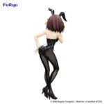 HARUHI SUZUMIYA THE MELANCHOLY OF HARUHI SUZUMIYA BICUTE BUNNIES. uryu suma a la colección BiCute Bunnies la figura de Haruhi Suzumiya, protagonista del anime "The Melancholy of Haruhi Suzumiya". Con una altura aproximada de 26 cm, está fabricada en ATBC-PVC, ABS y fibras de poliéster. Se muestra con traje de conejita, siguiendo el estilo distintivo de esta línea de figuras de gran detalle y medias con acabado realistas.
