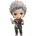 ASTARION BALDUR´S GATE III NENDOROID. Good Smile incorpora a su colección Nendoroid la figura de Astarion, el elfo vampiro del videojuego "Baldur's Gate III". Mide aproximadamente 10 cm e incluye 3x placas faciales intercambiables (sonriente, sonrisa vampirica y cara ensangrentada), 1x copa de vino, 1x daga Rhapsody, 1x lámina de "aprobado por Astarion" y otras partes opcionales para poses. Cuenta con base cuadrada transparente y soporte para su exposición.
