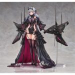 MODERNIA SECOND AFFECTION GODDESS OF VICTORY: NIKKE 1/7. Good Smile Arts Shanghai presenta la figura de Modernia, inspirada en el videojuego para teléfonos móviles "Goddess Of Victory: Nikke". La antagonista, miembro del escuadrón los Herejes, se presenta en su versión Second Affection con un alto nivel de detalle tanto en pintura como en esculpido. Mide aproximadamente 25 cm a escala 1/7 e incluye 1x falda extraíble y 2x partes mecánicas flotantes con sus bases transparentes. Cuenta con una base octagonal transparente para su exposición.