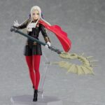 EDELGARD VON HRESVELG FIRE EMBLEM: THREE HOUSES FIGMA. Good Smile Company vuelve a incorporar a su colección Figma la figura de Edelgard Von Hresvelg, la princesa protagonista del videojuego "Fire Emblem: Three Houses". Mide aproximadamente 14,5 cm de altura e incluye 2x placas faciales (sonriente y gritando), 2x hachas (asesina y Aymr) y otras piezas intercambiables para recrear diferentes poses. Como parte de la colección cuenta con una base hexagonal semitransparente con el logotipo de Figma para facilitar su exposición.