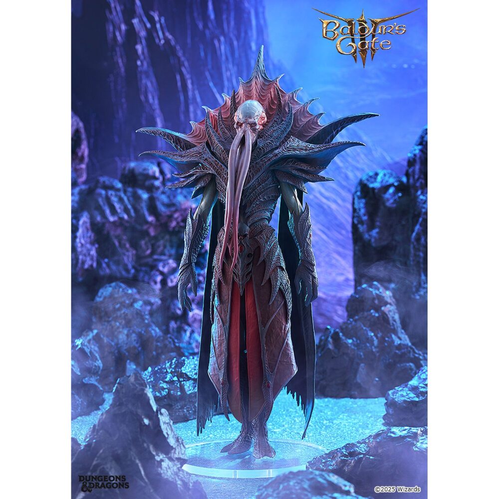 The emperor baldur´s gate iii pop up parade sp. Good smile company presenta la figura de el emperador, el enigmatico personaje del videojuego "baldur's gate iii". Forma parte de la colección pop up parade special, por lo que cuenta con un nivel de detalle superior en cuanto a esculpido y pintado. Tiene una altura aproximada de 22 cm e incluye una base circular transparente para su exposición.