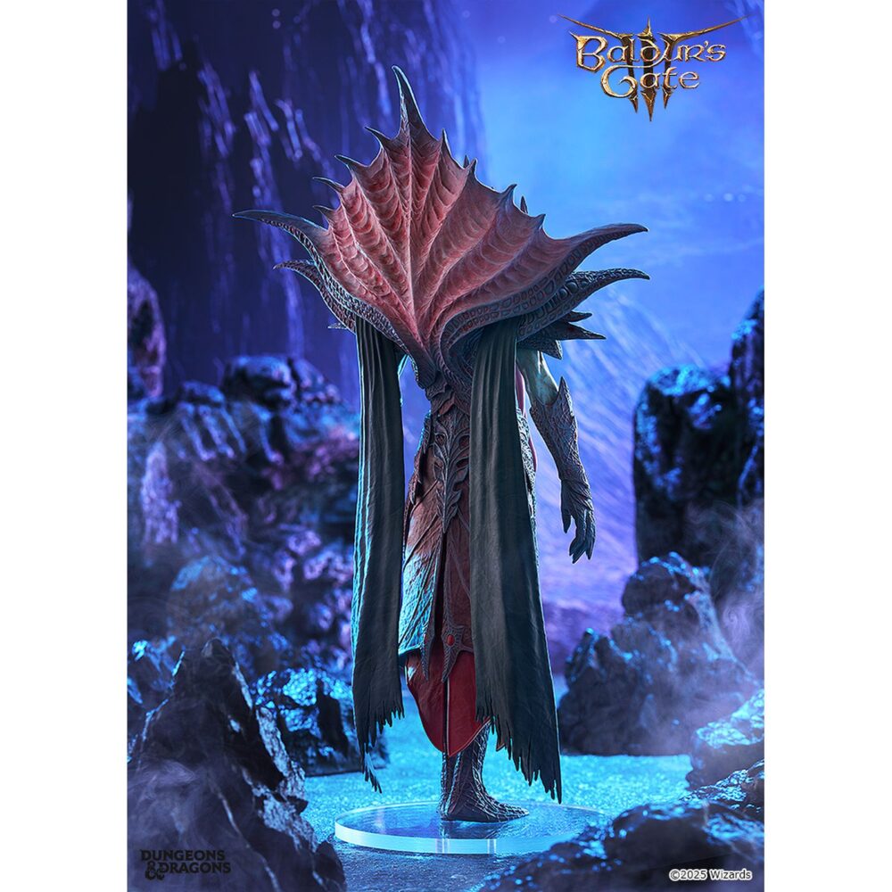 The emperor baldur´s gate iii pop up parade sp. Good smile company presenta la figura de el emperador, el enigmatico personaje del videojuego "baldur's gate iii". Forma parte de la colección pop up parade special, por lo que cuenta con un nivel de detalle superior en cuanto a esculpido y pintado. Tiene una altura aproximada de 22 cm e incluye una base circular transparente para su exposición.