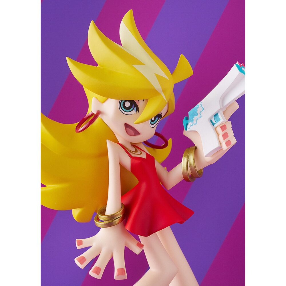 Panty panty & stocking with garterbelt pop up parade. Good smile company suma a su linea pop up parade la figura de panty anarchy, protagonista del anime "panty and stocking with garterbelt". El personaje se presenta con un diseño divertido con su arma backlace en mano. Mide aproximadamente 15 cm de alto y cuenta con una base redonda transparente para su exposición. Ideal para exponer con su hermana stocking panty & stocking with garterbelt pop up parade (se venden por separado).