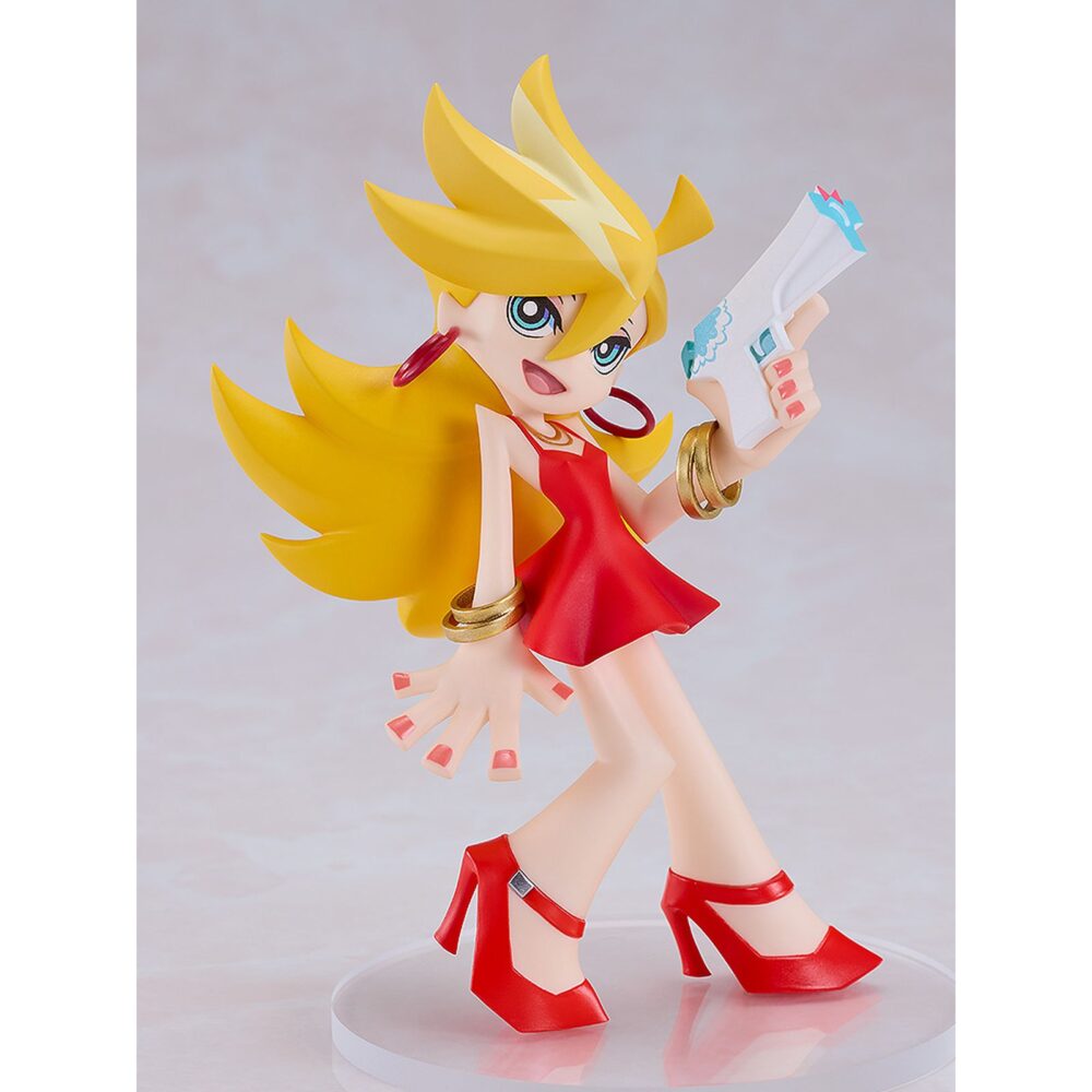 Panty panty & stocking with garterbelt pop up parade. Good smile company suma a su linea pop up parade la figura de panty anarchy, protagonista del anime "panty and stocking with garterbelt". El personaje se presenta con un diseño divertido con su arma backlace en mano. Mide aproximadamente 15 cm de alto y cuenta con una base redonda transparente para su exposición. Ideal para exponer con su hermana stocking panty & stocking with garterbelt pop up parade (se venden por separado).